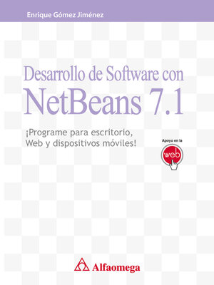 cover image of Desarrollo de software con netbeans 7.1